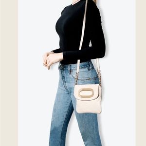 Michael Kors Croco Flap Crossbody Handbag Black